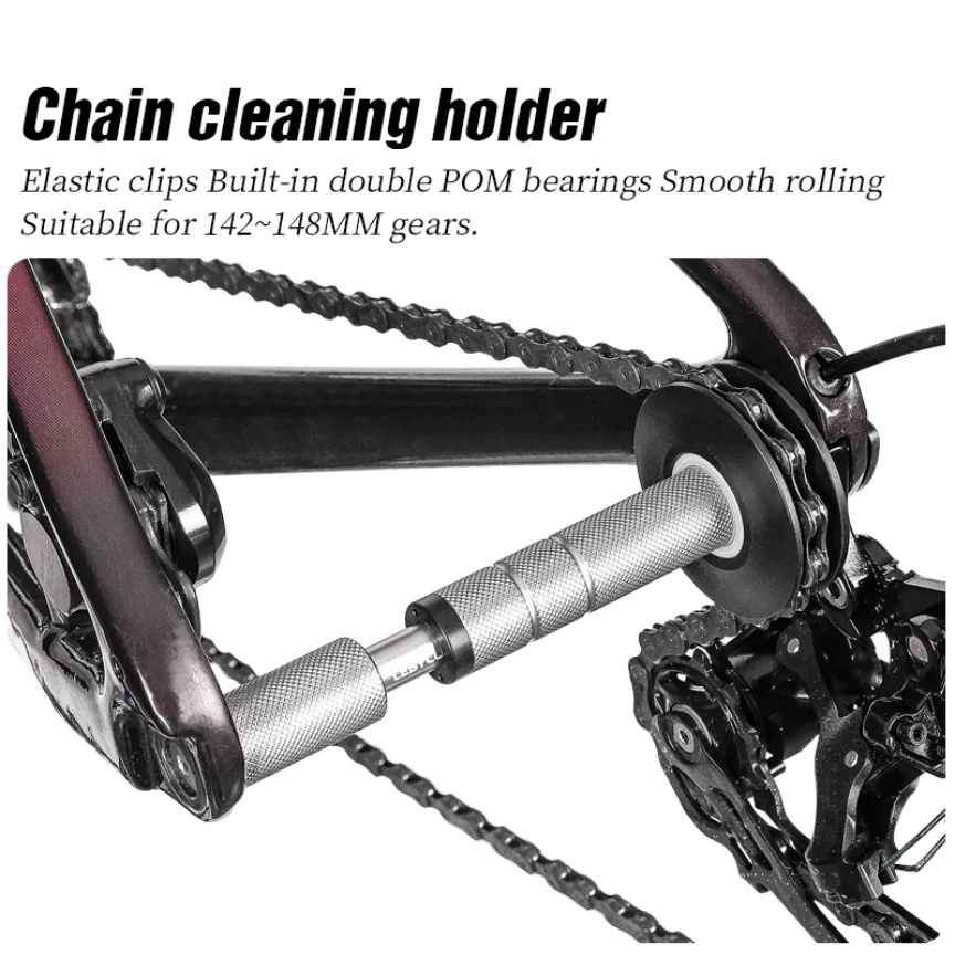 

Road Bicycle Chain Retainer Clean Tool Bike Virtual Flywheel Chain Washer Chain Oiler Tool Washing Holder Bike Tools