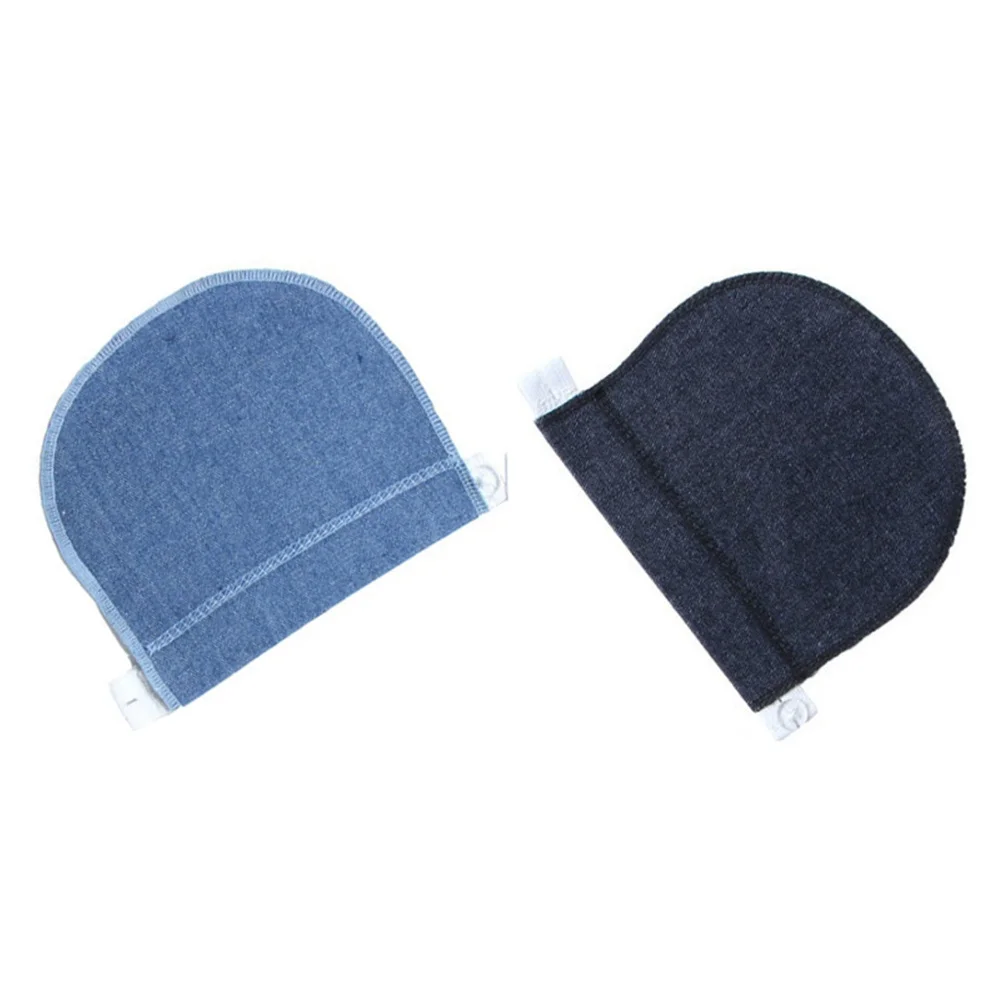 2 قطعة الخصر المريحة موسع السراويل المرنة زر تمديدات للرجال النساء قابل للتعديل بسط حزام الجينز بنطلون #6