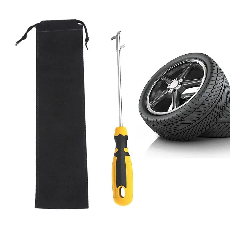 

Car Tire Cleaning Hook Auto Tire Protector Stone Wheel Tire Gap Buckle Stone Hook Cleaning Tire Repair Tools Car Accessories
