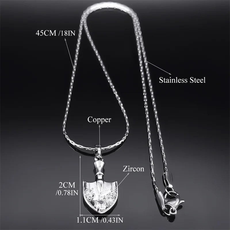 Y2K Glanzende Kristallen Schop Hanger Ketting voor Vrouwen Rvs Koper Sleutelbeen Keten Kpop Kettingen Sieraden Gift NGG28-5S03