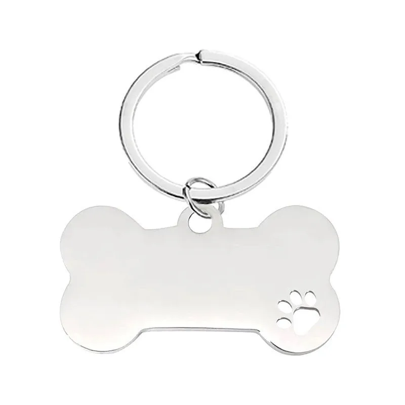 1pc Creative Custom Text The name of the love wavy line Personalized Dog Tags Customized Dog Collar With Name For Dog Tag Name view 2