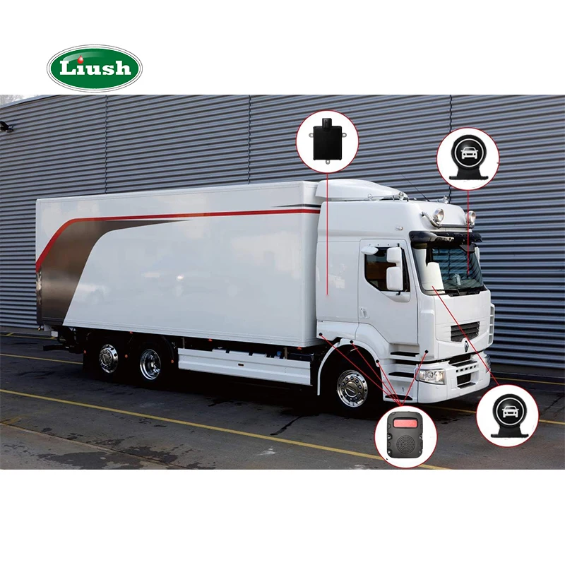 77GHz 5-in-1 Automotive Blind Spot Detection Monitoring System Waterdichte voertuigkwaliteit Lane Change Assist voor vrachtwagens ADAS