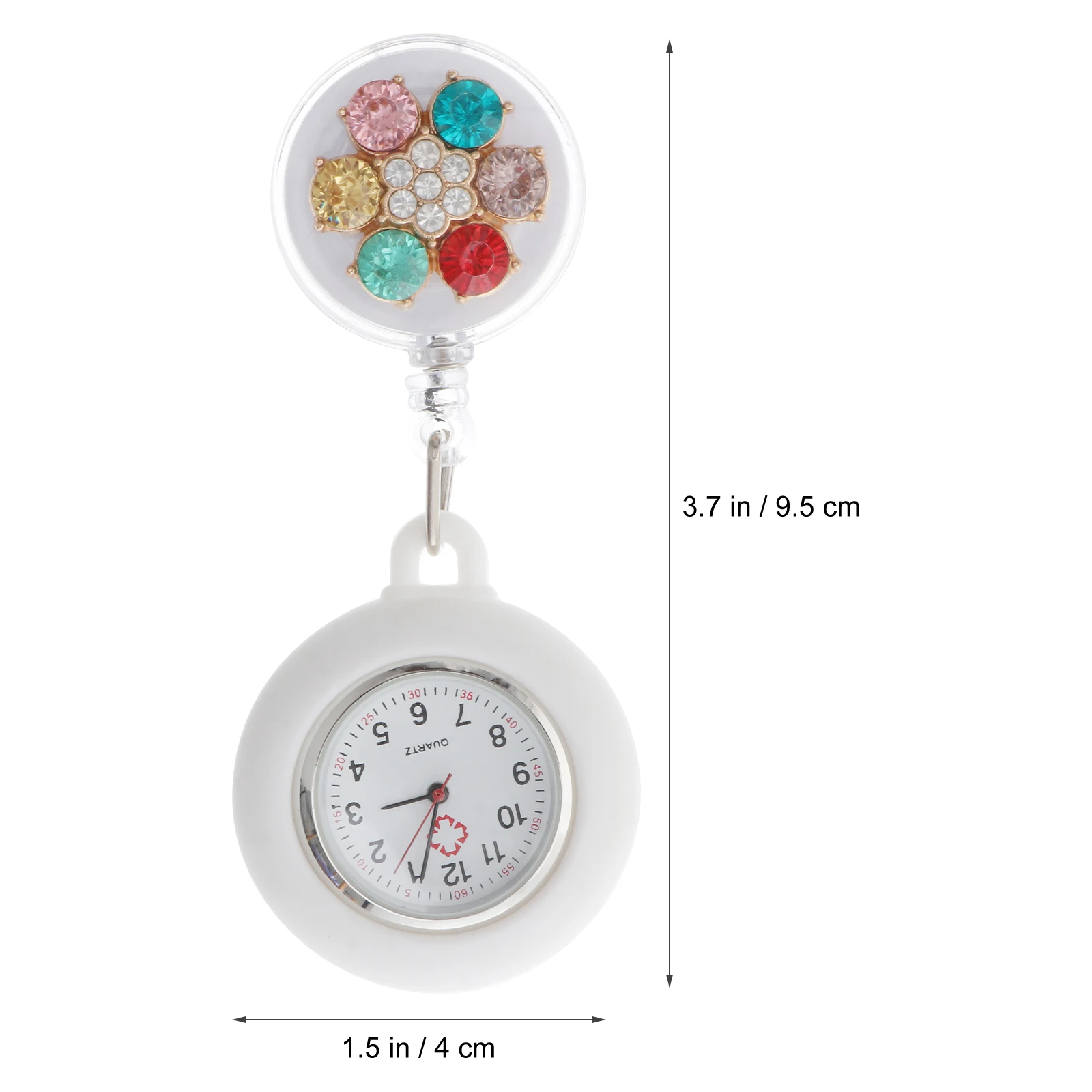

Children's Quartz Watch Pocket Nurse Wrist for Women Medical Watches Nurses Badge Retractable