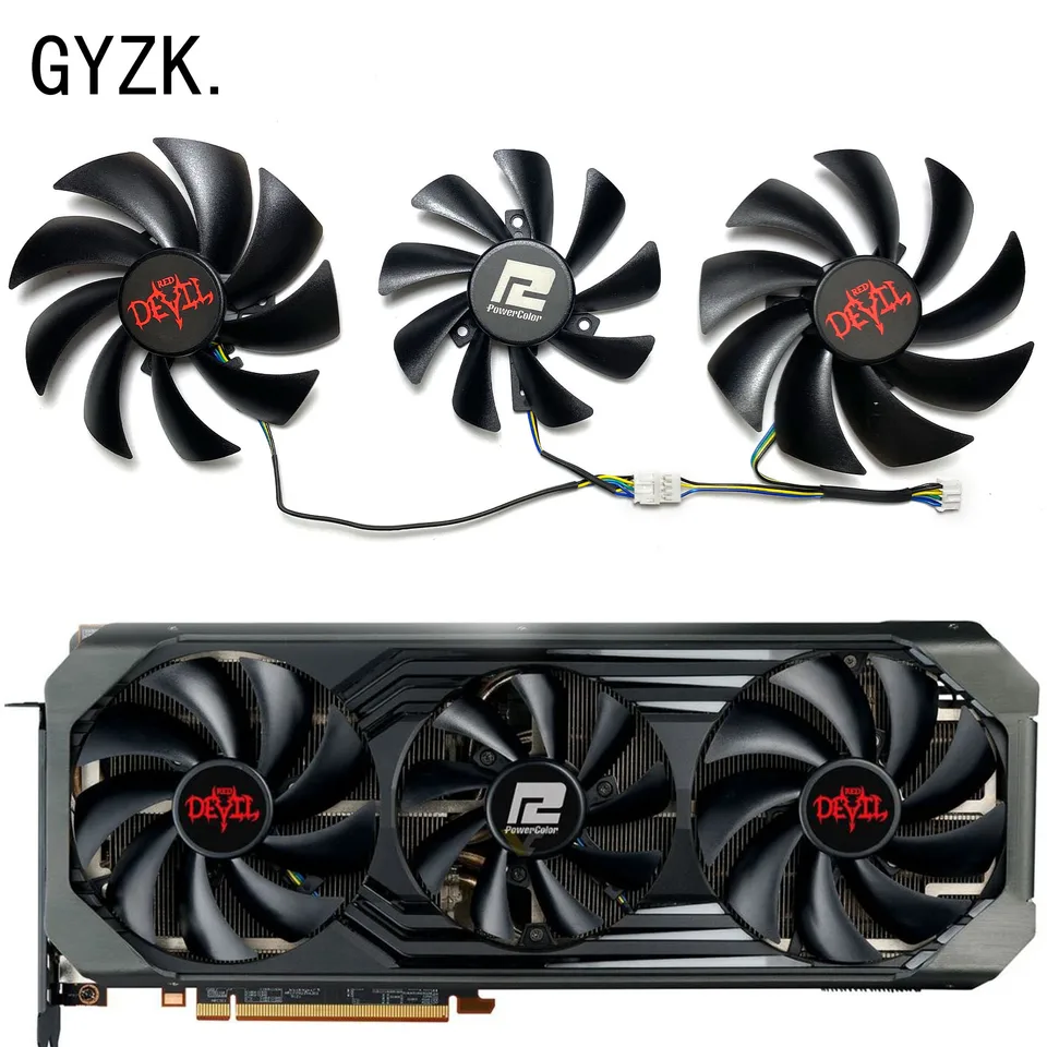 New For POWERCOLOR Radeon RX6700XT 6750 6750XT 6800 6800XT 6900XT