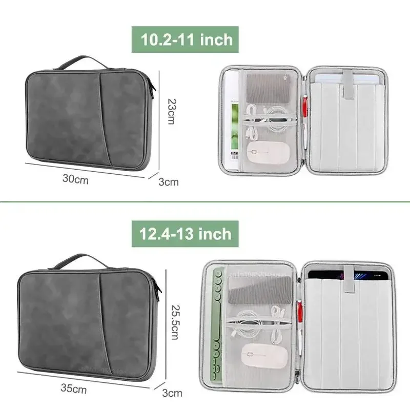 TOFON Tablet Bag for iPad 11-13 In Tablet Carrying Case for New iPad Air 11/13 Pro 11/13 for iPad 9/8/7th for Xiaomi Samsung Tab