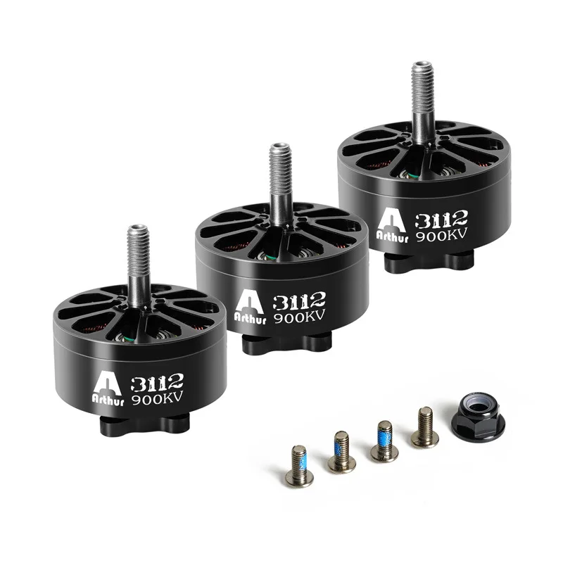 VoidFly 4PCS/Lot FLASHHOBBY A3112 900KV Brushless Motor Set for FPV Freestyle Drones Compatible 3-6S 10 Inch Long Range DIY Dron
