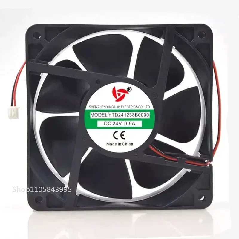 for Yingtian YTD241238B0000 DC24V 0.6A 12cm 12038 Inverter Welding Machine Cooling Fan