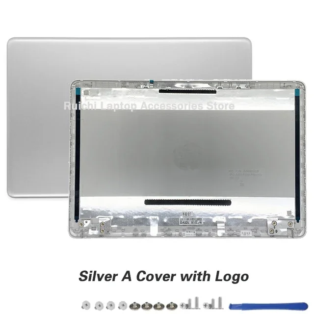 For HP 14-CF 14-DF 14-DK 14-DP 14S-CR 14S-CF 340 G5Laptop LCD Back Cover/Front Bezel/Palmrest/keyboard/Bottom Case/Hinges silver