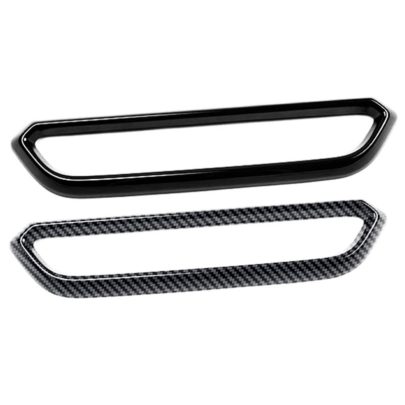 Автомобильная панель кондиционирования воздуха отделка рамка Крышка Кондиционера для Toyota Raize A200A A210A 2020-2021 углеродное волокно