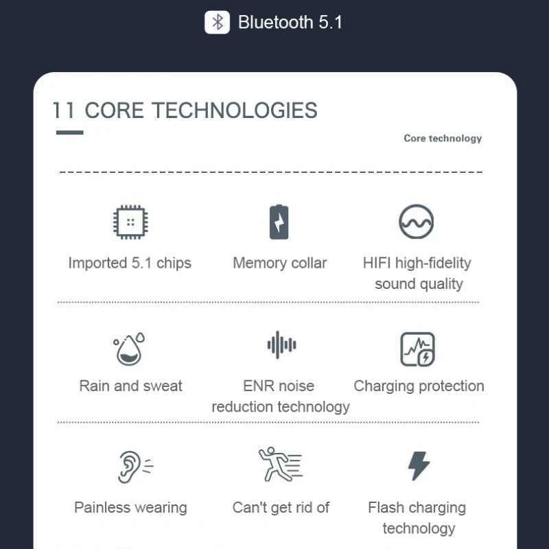 Беспроводные Bluetooth-наушники Fone 5,0, шейные наушники, магнитные наушники-вкладыши, стереогарнитура