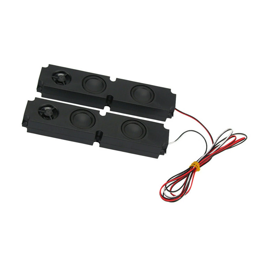 New 1 Pair 8 Ohm 10W DIY LCD TV Speaker With Heavy Bass Effect Full Range Advertising TV Speaker Repair Accessories