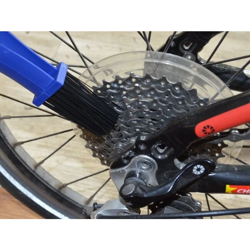 Portable Bicycle Motorcycle Chain Cleaner Brush Road Mountain Bike Clean Scrubber Wash Tool Kit Cycling Cleaner Maintenance