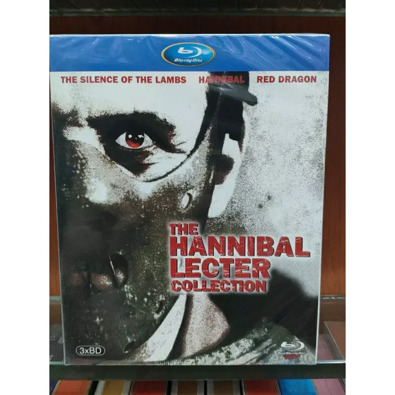 Silence of the Lambs Trilogy Full Version Boxed Blu-ray Disc BD Brand New Unopened Three-Disc Pack