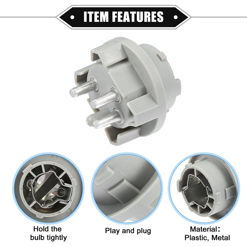 1Pcs Turn Signal Light Bulb Base Socket Lamp For Mercedes Benz SL W124 R129 W140 W202 W168 A0008269582 Benz Accessories