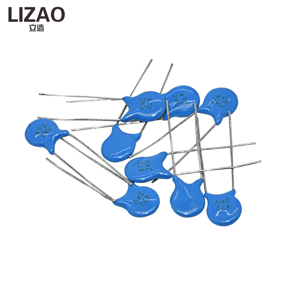 LIZAO 10PCS 1KV High Voltage Ceramic Capacitor 10PF 22PF 47PF 100PF 1NF 2.2NF 4.7NF 10NF 22NF Assorted Kit