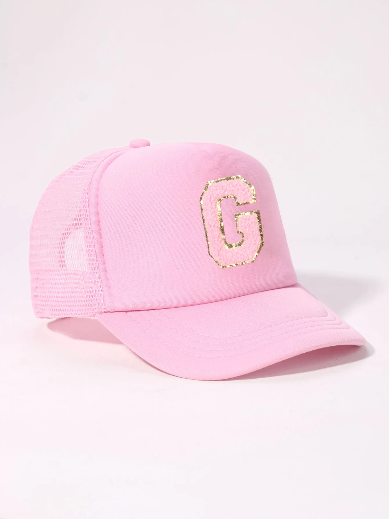 3-12Y A Trucker Hat Featuring 26 Letters, Stylish And Versatile, Perfect for Casual Wear, And an Excellent Match for Girls image 6