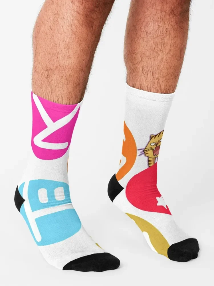 Calcetines de Toradora para hombre y mujer, medias de marca de diseñador, regalo divertido