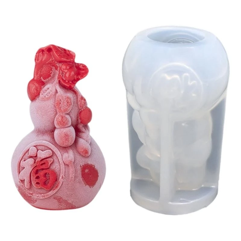 Spring Festival Baking Silicone Molds Chinese New Year Themed Mousse Cake Molds for Unique Dessert Presentations N2UD