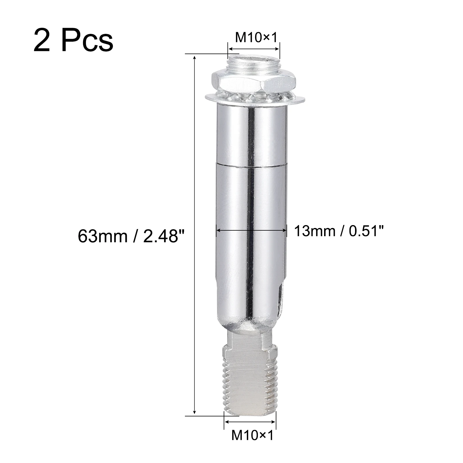 2Pcs Sloped Ceiling Adapter 180/355 Degree Swivel for Chandelier Ceiling Pendant Light Chrome Color Sloped Ceiling Light Adapter