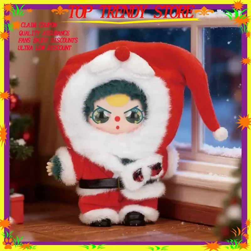 Подлинная детская три рождественские серии, виниловая плюшевая слепая коробка, модная коллекция игрушек, подарок ручной работы на день рождения, 2024, осень-зима для женщин