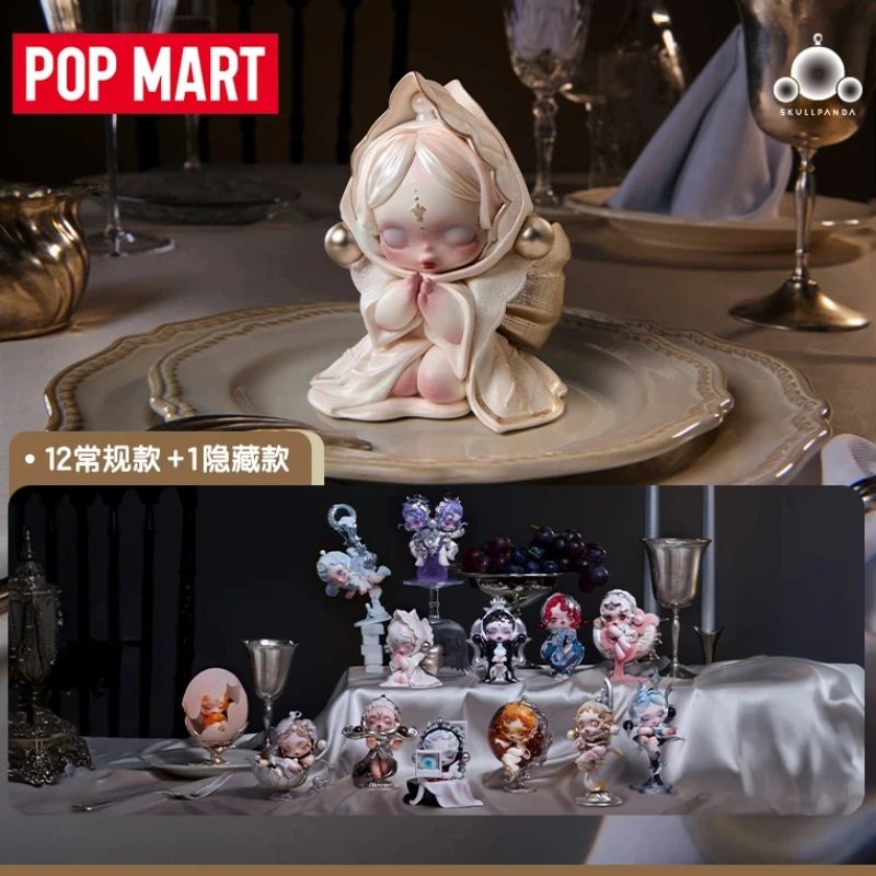 

Genuine Popmart Skullpanda Dining Table Series Blind Box Figure Toy Decoration Birthday Gifts For Girls Mysterious Box Trendy