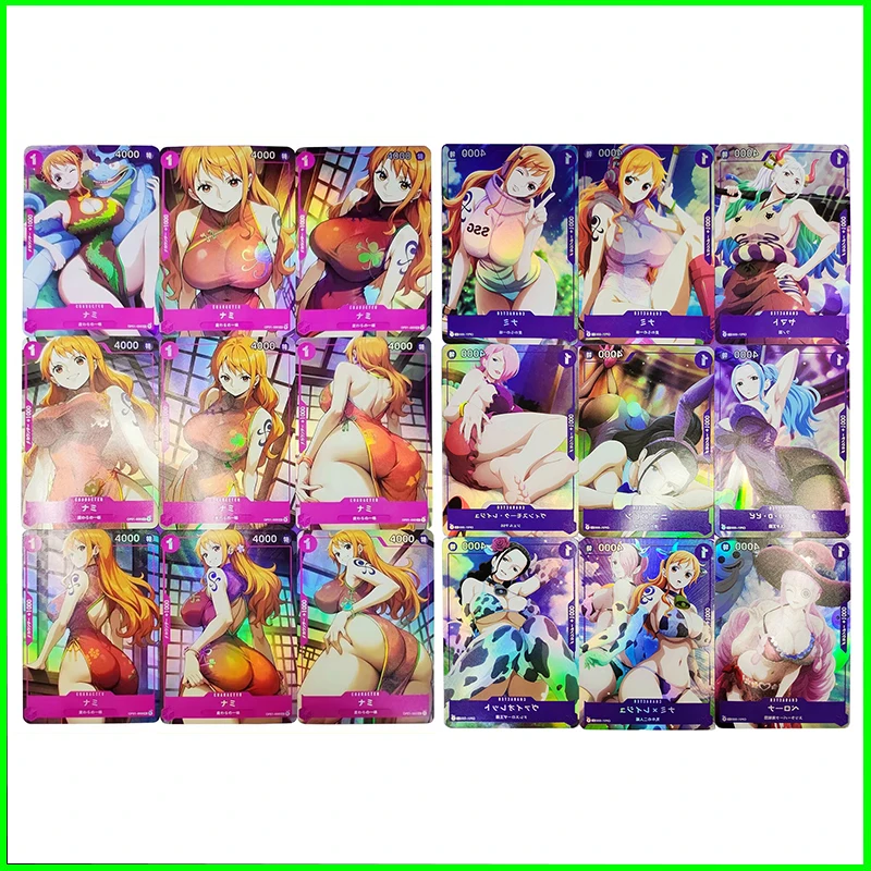 

One Piece Collectible Cards Boys Games Toys Table Games Birthday Gifts DIY Anime Nami Horie Yui Sailor Moon Premium Flash Cards