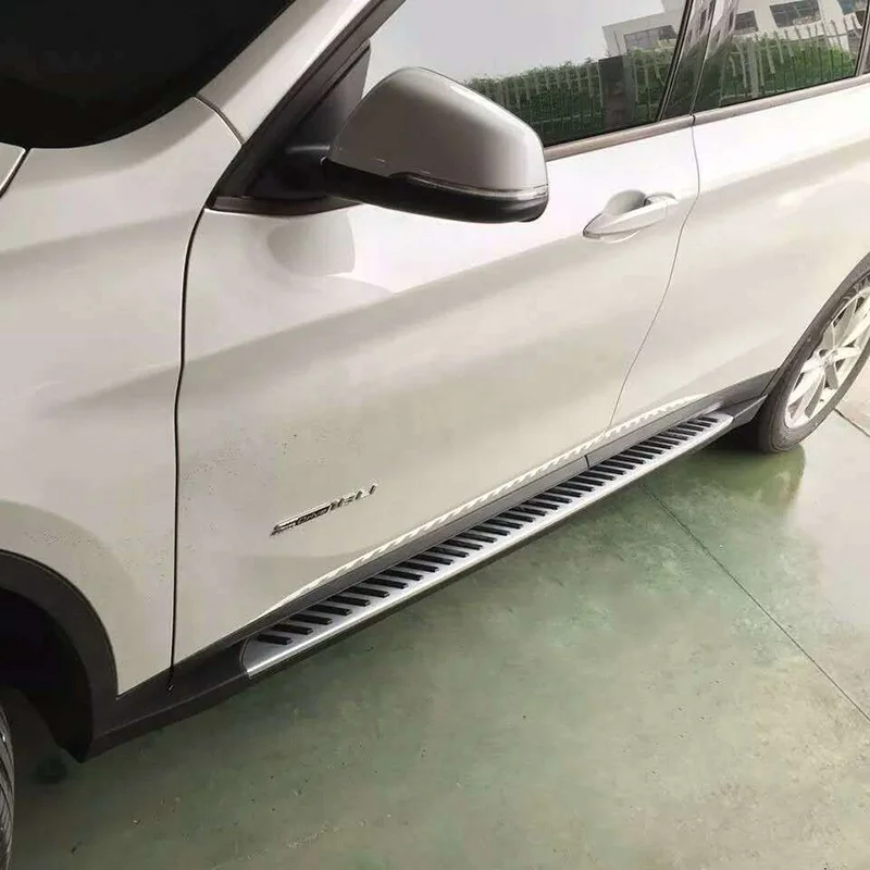 

Factory Hot Selling Classical Black Aluminum Alloy Auto Parts Suv Van Accessories Fixed Footstep Pedal Bar Side Steps For Car Bm