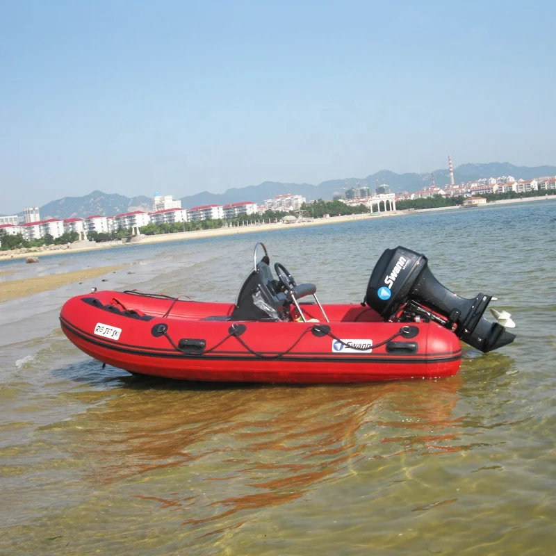 Flat Bottom PVC Inflatable Fishing Boat Portable Sit-in Kayak Small Rubber Dinghy For Lake River Outdoor Angling Water Sport