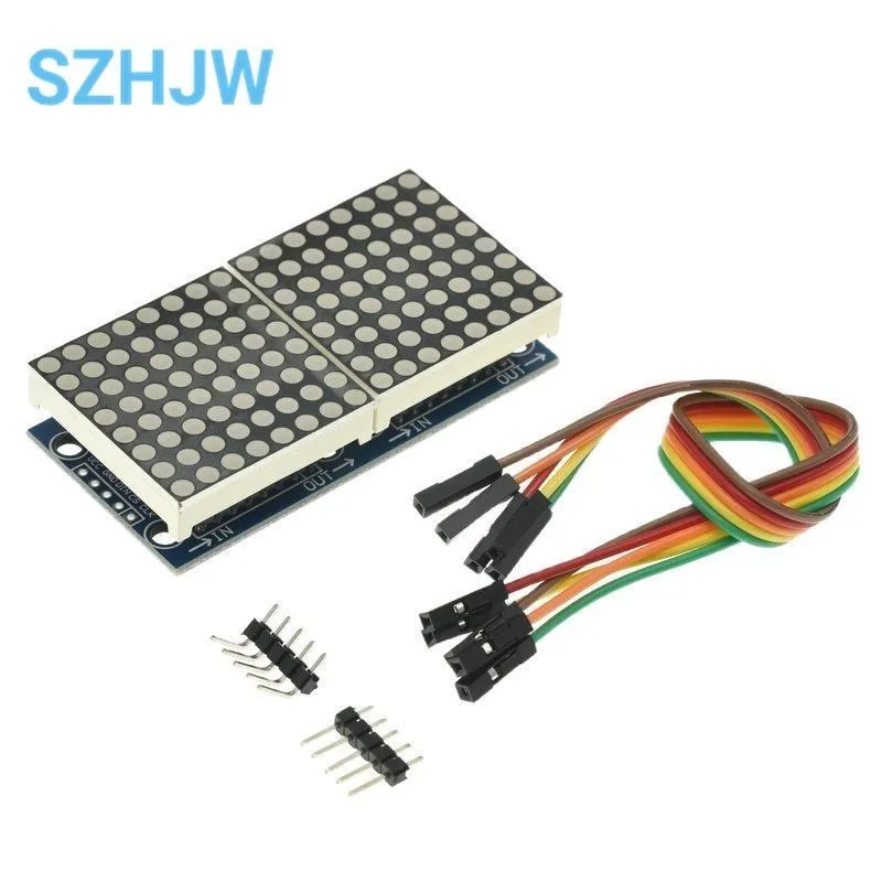 1 / 2 / 4 / 8-bit MAX7219 60×60 Dot Matrix Module Microcontroller LED Display Module For DIY KIT With Cable