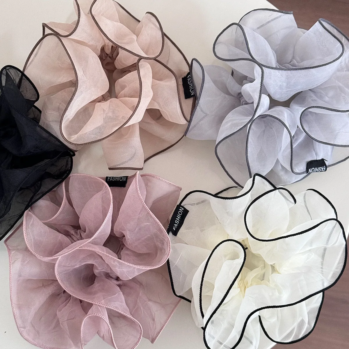 

Hair accessories korean tie bands for women girl elastic scrunchies rubber vintage popular 2025 fairy new in kpop sweets fashion