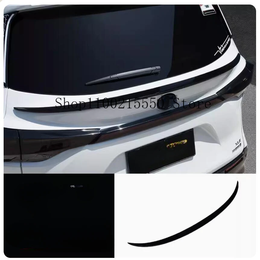 

For Toyota Sienna Rear Tail Lights Spoiler Accessory Car Trunk Black Lip Wing ABS Material Splitter Refit 2021 2022 2023