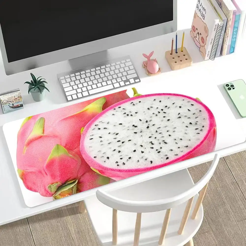 

Dragon Fruit Mouse Pad Cute HD Mousepad Pad Extended Gaming Keyboard LargeMousepad 90x40cm XXL Gamer Mousepad
