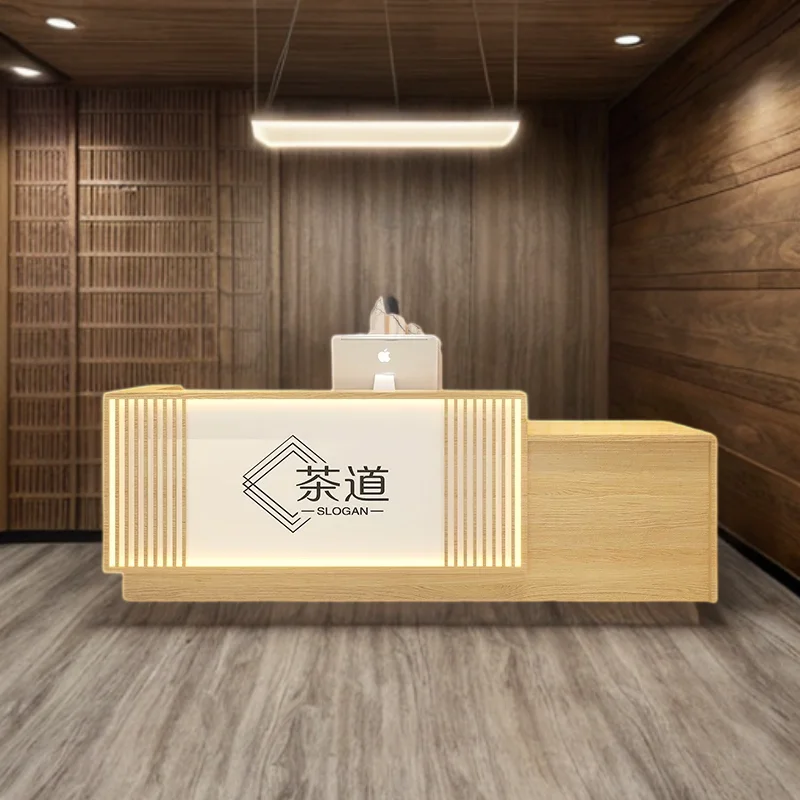 Counter Desk Reception Desks Customer Center Pulpito Atril Tables Front Beauty Salon Office Table Furniture Receptions Business