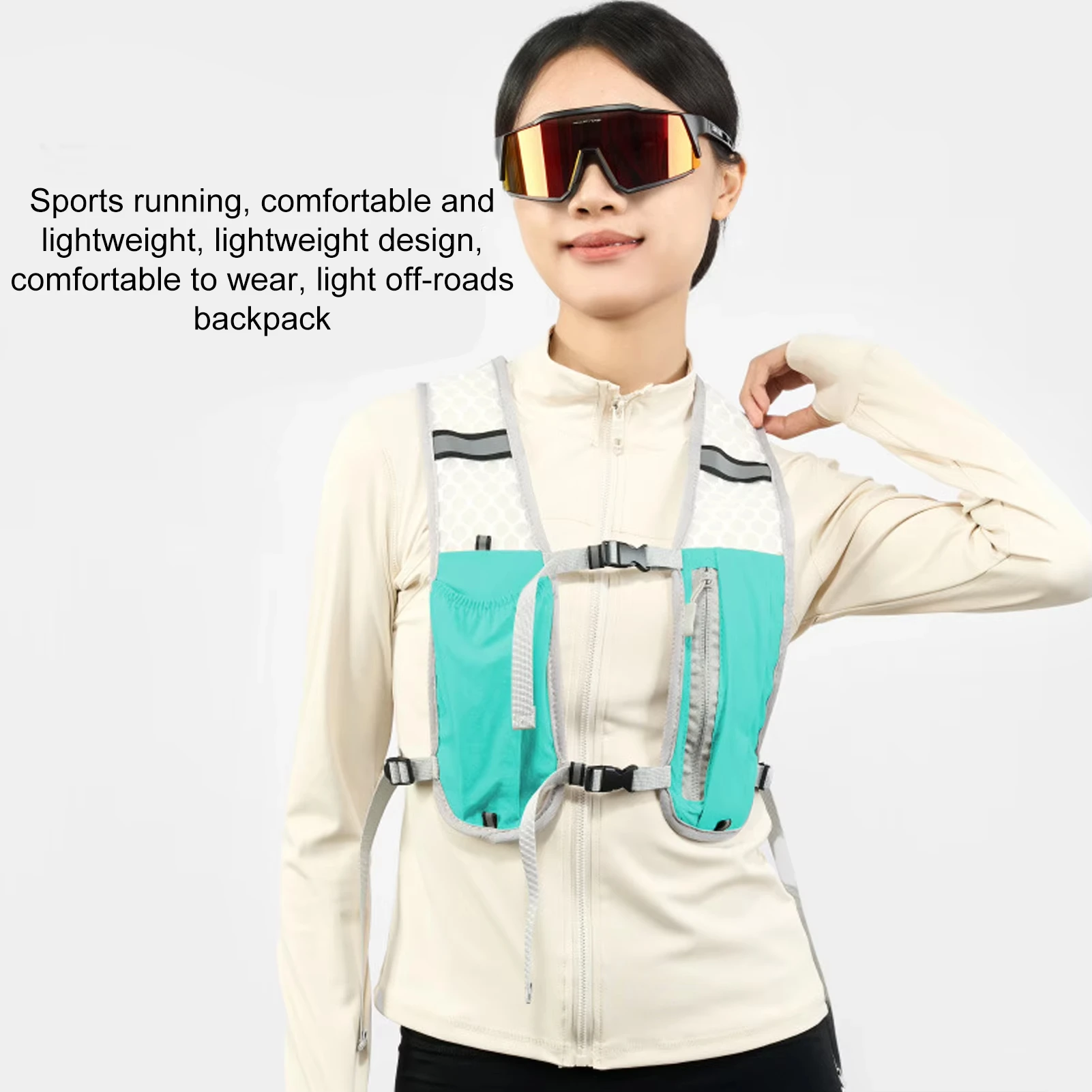 Cycling Running Hydrating Vest Ultralight Breathable Hydrating Backpack Bicycle Water Bag Outdoor Hiking Marathon Sports Vest
