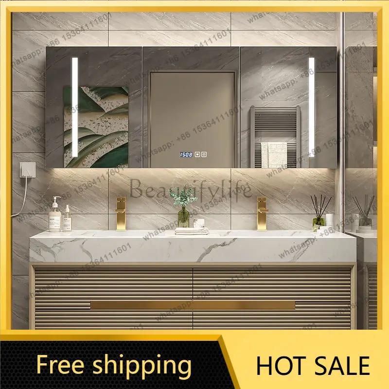 Light Luxury Bathroom Cabinet Rock Plate Washstand Modern Washbasin Toilet Wash Basin