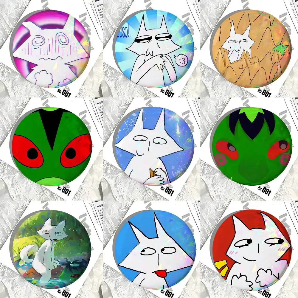 Funny Puso Meme Round Badges Can Be Used To Decorate Clothes And Backpack Pins