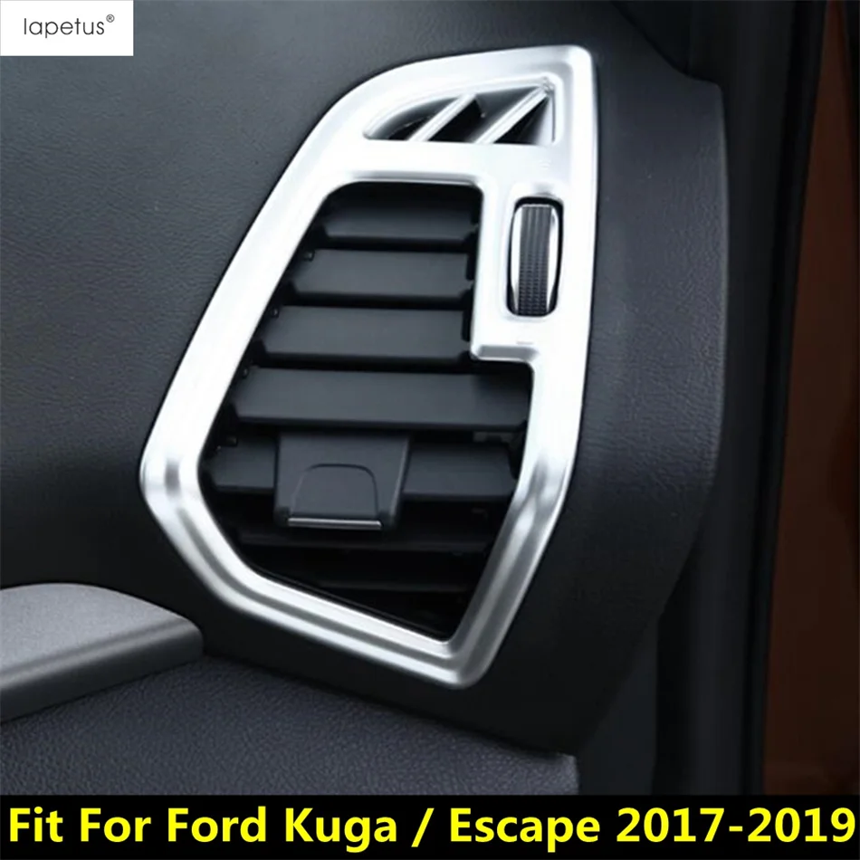 

Car Side Air Conditioning AC Vent Outlet Frame Decoration Cover Trim Accessories Interior For Ford Kuga / Escape 2017 2018 2019