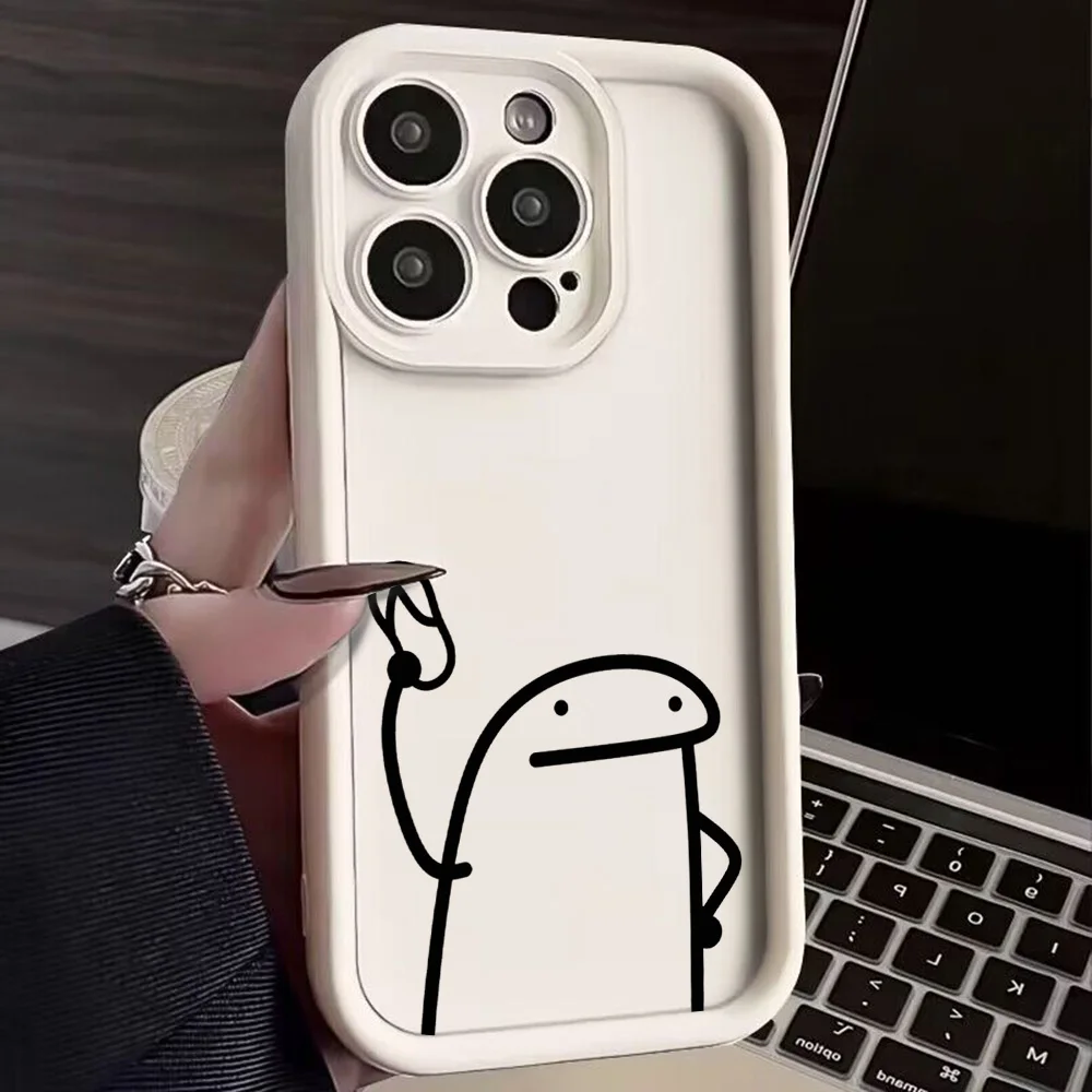 Cartoon Funny Stickman Phone Case For Xiaomi Redmi Note 14 13 12s 12 11 10 9s 9 8 7 Pro Plus 4G 5G Soft TPU Back Cover - view 6