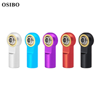 10Pcs Metal M3 19MM Aluminum Link Tie Rod End Ball Joint for 1/10 RC Car Crawler AXIAL SCX10 D90 D110 Tamiya CC01 Racing