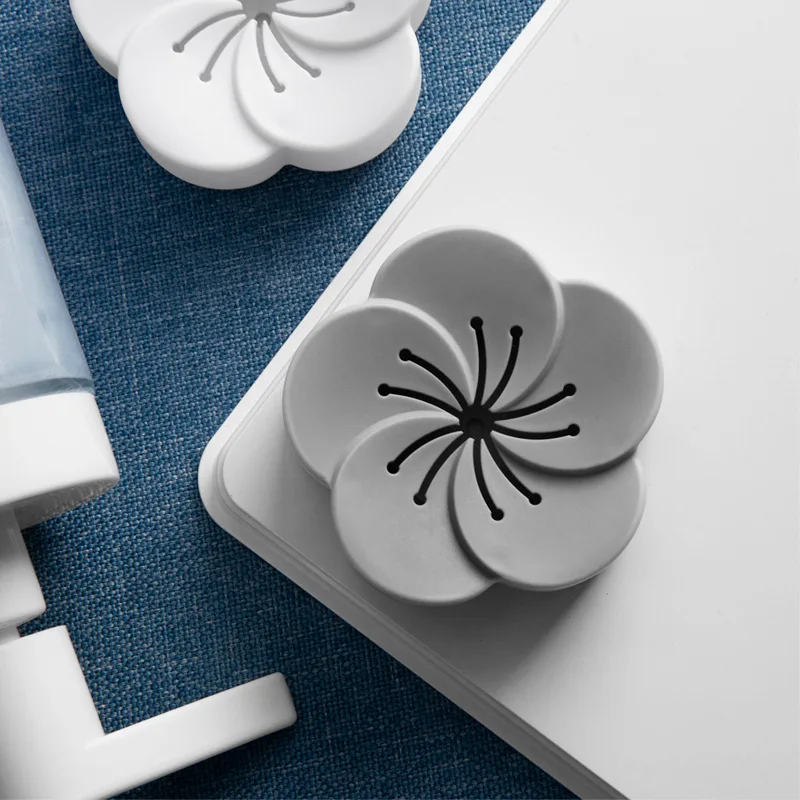 Flower Shape Air Fresh Box Car Toilet Purifier Storage Box Eliminate Odors Smell Absorber Freshener Aromatherapy Box Deodorizer