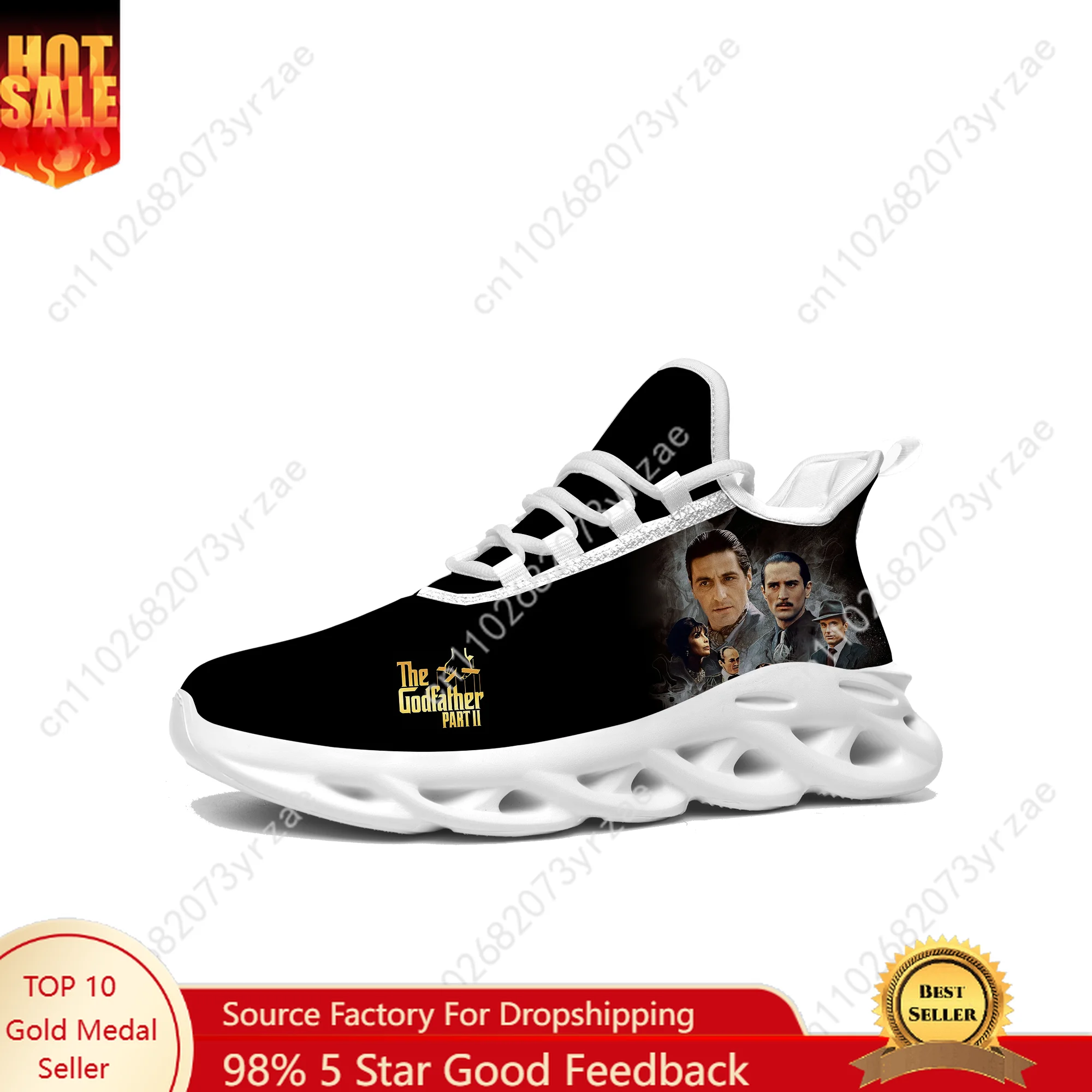 

The Godfather Part II Flat Sneaker Shoes Mens Womens Sports Shoe High Quality Personalized Comfortable Sneakers Custom Footwe