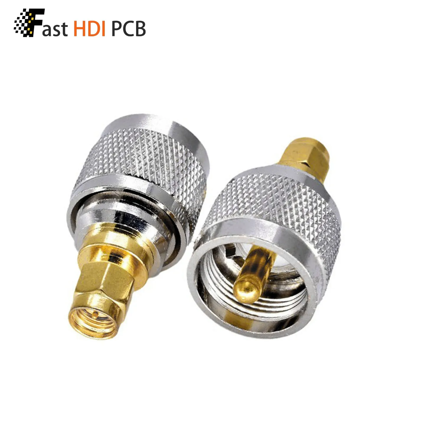 

Переходник UHF штекер PL-259 на SMA штекер, RF коаксиальный переходник-конвертер SL16/M на SMA вилка, для антенного кабеля портативных радиостанций Baofeng UV-5R Kenwood Yaesu, аксессуары для рации (латунный корпус)