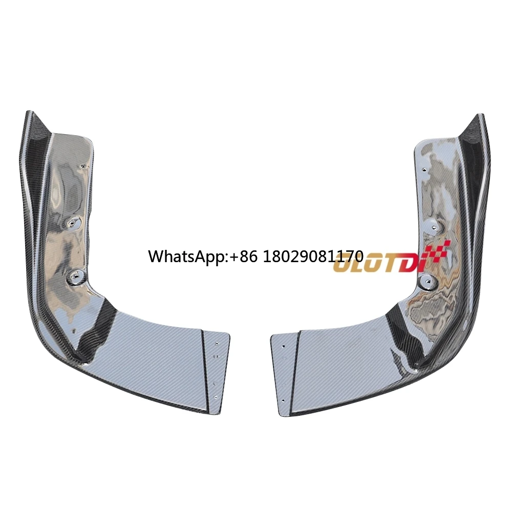 Carbon Fiber V Estilo Traseiro Difusor Amortecedor, Lábios Laterais, Rocker, Winglet, Splitters, Flaps para BMW Série 3, G20, G28, LCI, Auto Tuning