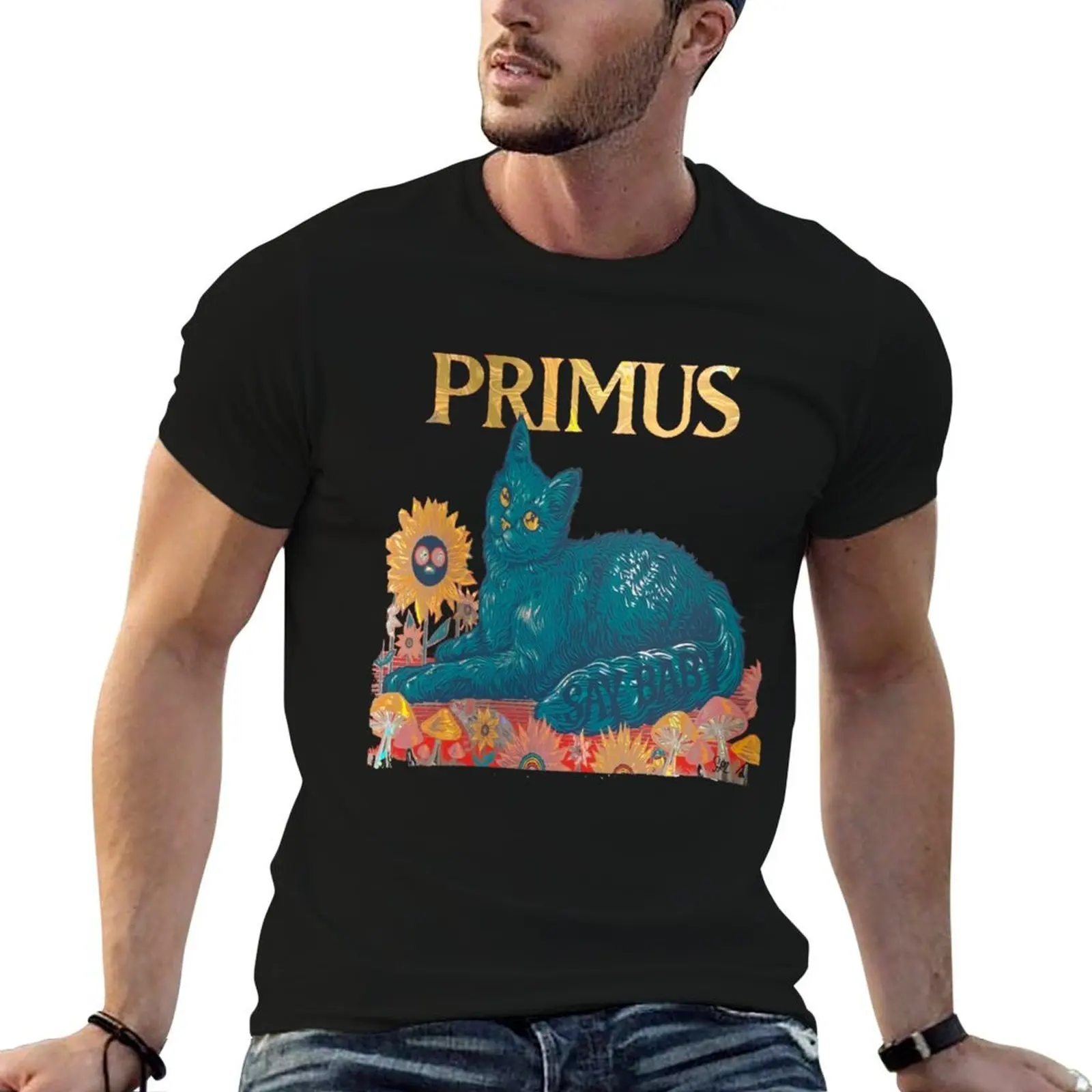 primus vintage cover T-Shirt for a boy funny costumes clothing for men