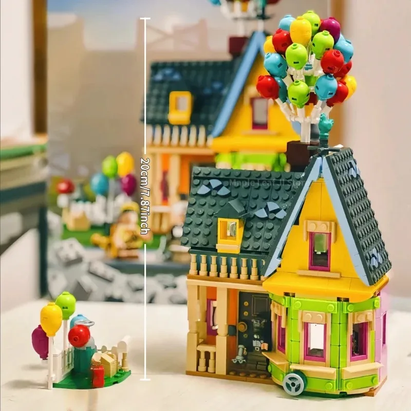 MOC 2025 новый парадный персонаж летающего дома, совместимый с моделью 43217, детские игрушки, подарки на день рождения и Рождество