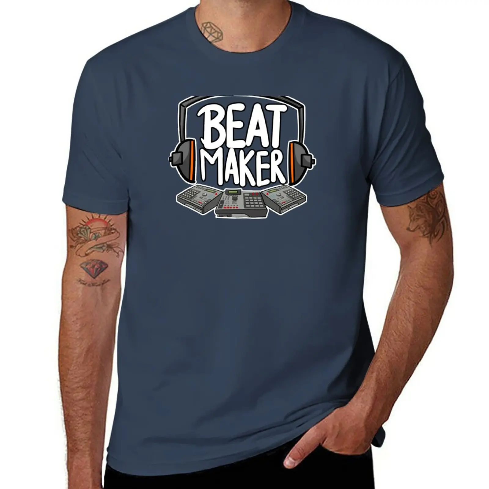 Beat Maker Music Producer Gift Idea T-Shirt vintage hippie clothes plus size tops mens t shirt