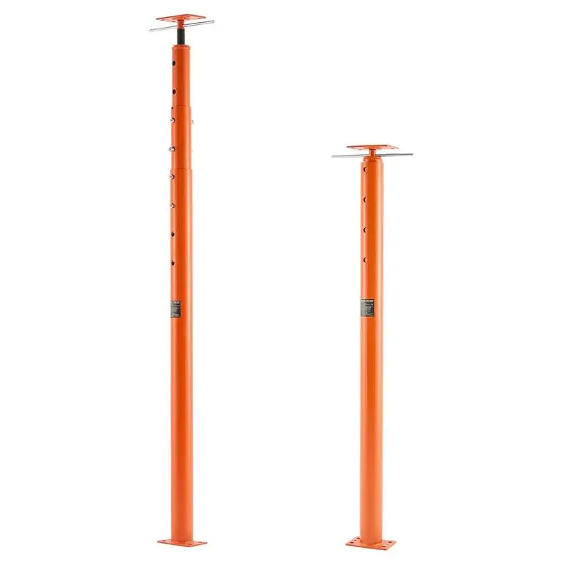 

House Floor Jacks, 2 Pack 54-150 Inch Height Range, 11200 lbs Max Load Capacity, Adjustable Support Beam Basement Jack Post Pole for Leveling, Lift Steel Telescoping Post for Temporary Support