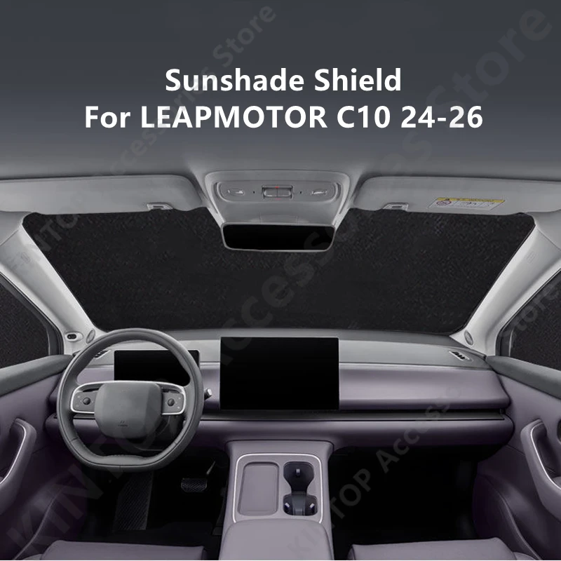 

For LEAPMOTOR C10 24-26 Sunshade Shield,Sunscreen And Insulation Interior Modification Protection Items Accessories Refit