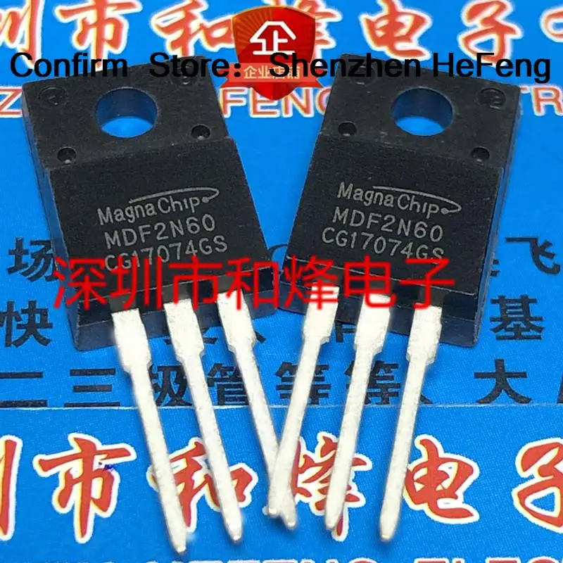 5PCS-10PCS MDF2N60  TO-220F 400V 2A    Original On Stock Quicky Shipping