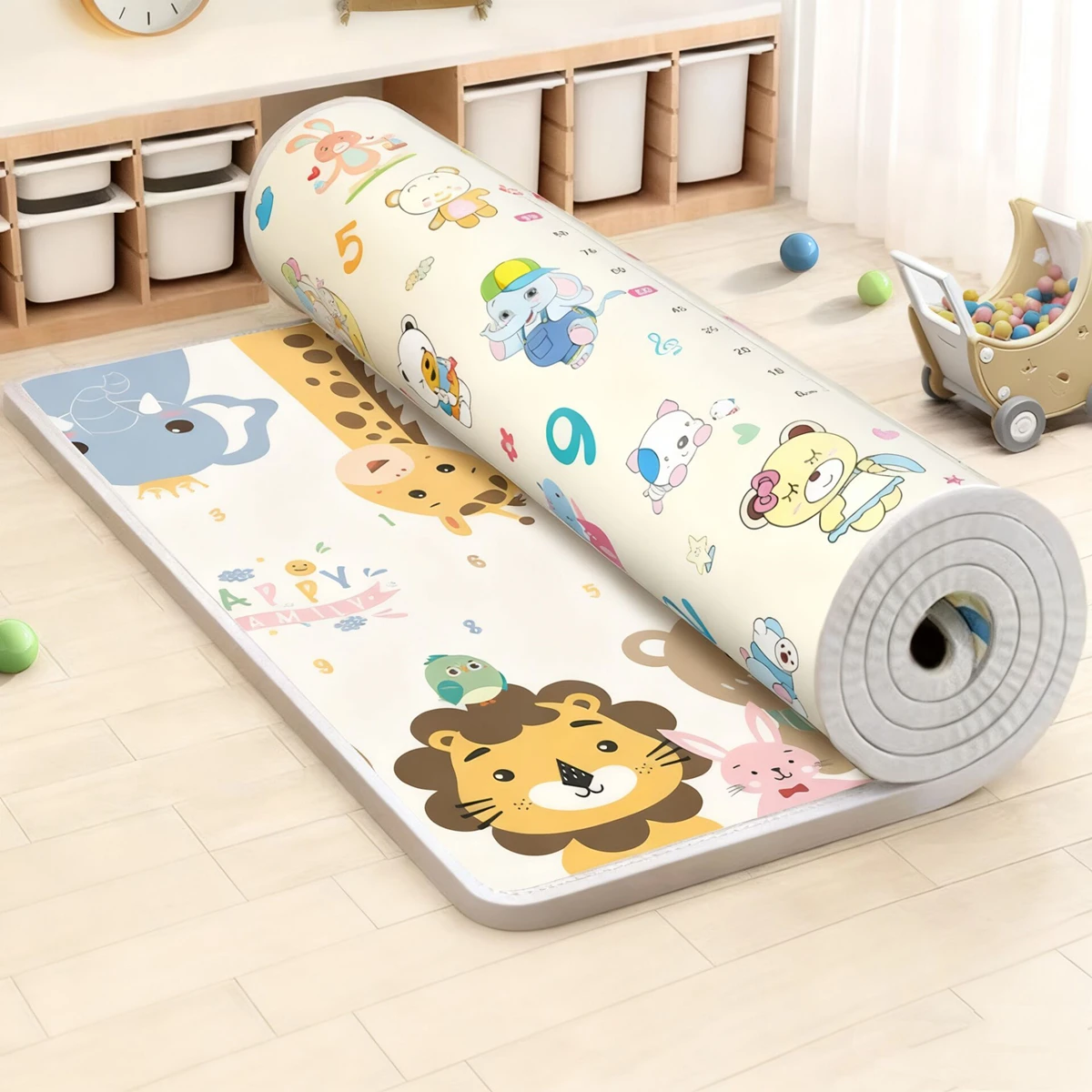 Non-toxic Baby Activity Gym Crawling Play Mats 180x150cm/180x120cm High-quality Children's Safety Mat Rugs 10 Pattern Choices